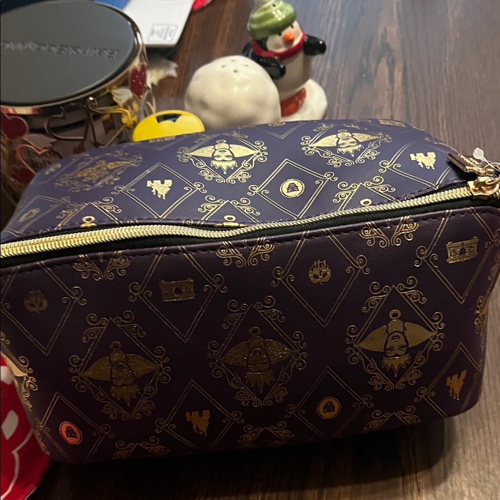 Purple and Gold Designer Women's Bag Disney villains by bbw brand new
